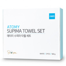 Bộ khăn tắm- Atomy Supima Towel Set